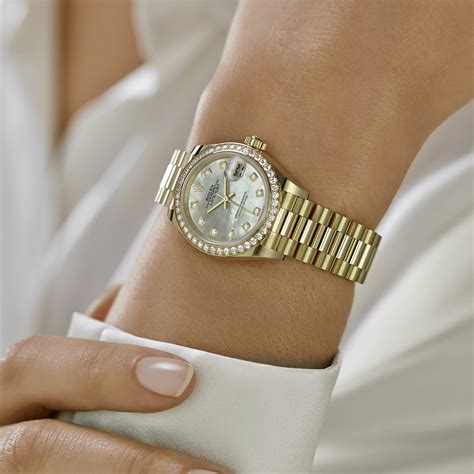 rolex mother of pearl diamond watch|Rolex 28mm datejust.